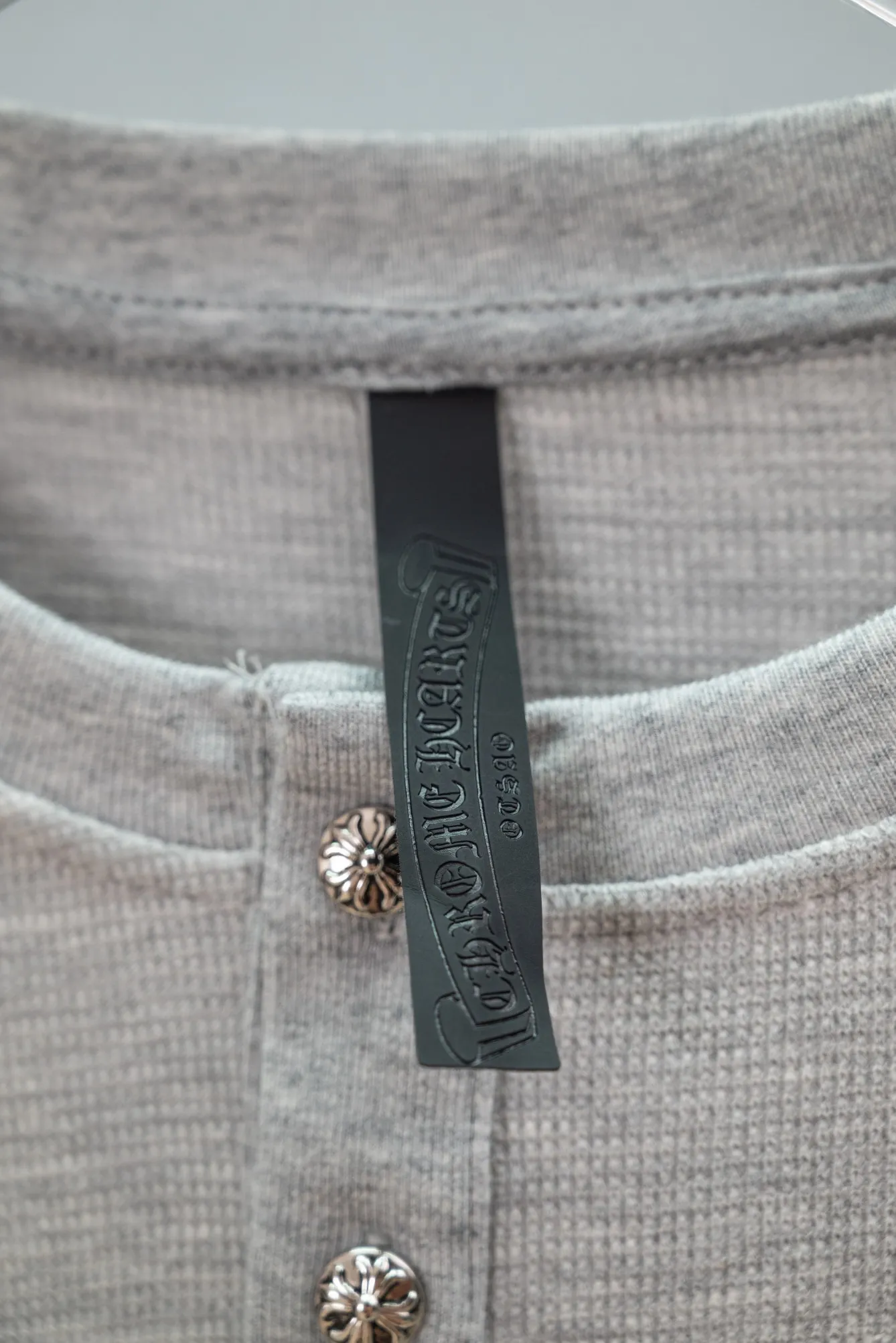 :(G 005) Chrome Hearts/ 【 】Black /Gray 。 【In Stock】S M L （ ） Gray Gray logo Logo Retro Chrome Hearts ，